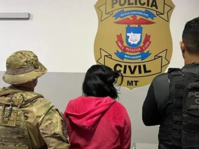 Preso no MT mulher suspeita de 3 execuções em MS