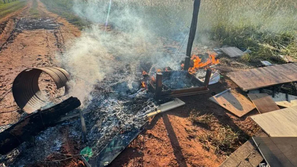 Indígena é preso após ocupação e danos em fazenda em Amambai