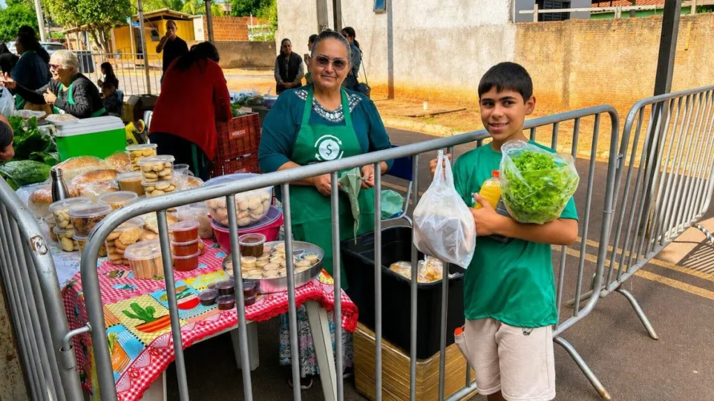 Recicláveis viram moeda para comprar alimentos em MS