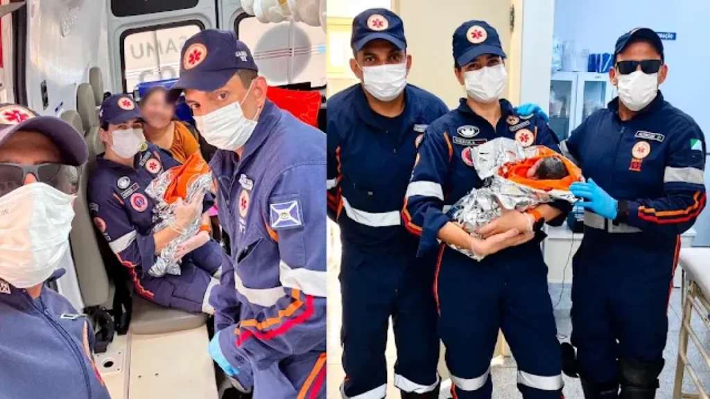 Samu realiza parto em ambulância na BR-262; mãe e bebê passam bem