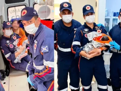 Samu realiza parto em ambulância na BR-262; mãe e bebê passam bem