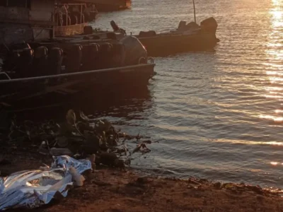Colombiano morre afogado ao pular entre barcos no Rio Paraguai