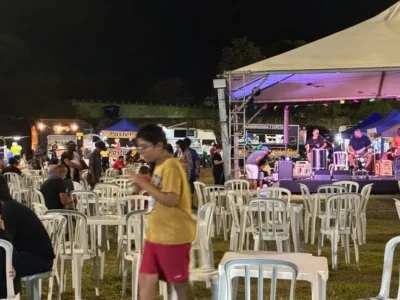 Feira na Mata do Jacinto estreia com 100 expositores e fila de 200