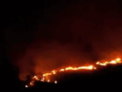Incêndio na BR-060 atinge área do Exército e mobiliza 50 militares